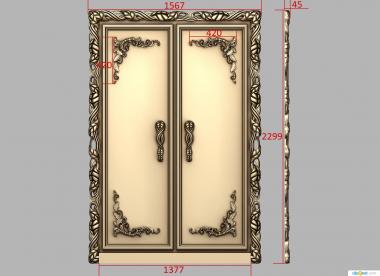 Doors (DVR_0448) 3D model for CNC machine