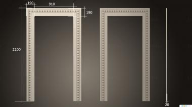 Doors (DVR_0452) 3D model for CNC machine