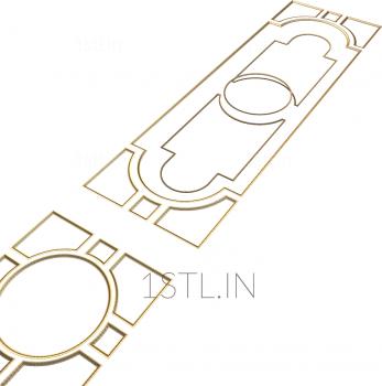 Door covers (DVN_0003) 3D model for CNC machine