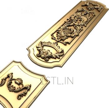 Door covers (DVN_0057) 3D model for CNC machine