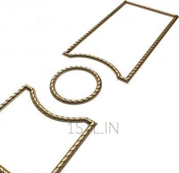 डोर कवर (DVN_0060) सीएनसी मशीन के लिए 3D मॉडल