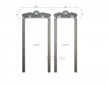 Door covers (DVN_0185) 3D model for CNC machine