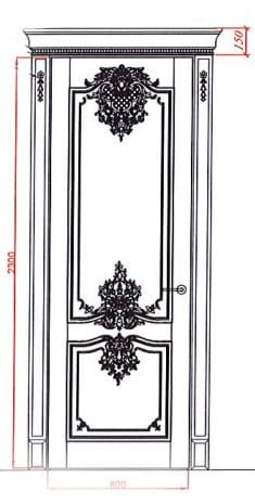 Door covers (DVN_0239) 3D model for CNC machine