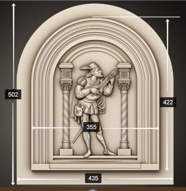 Door covers (DVN_0277) 3D model for CNC machine