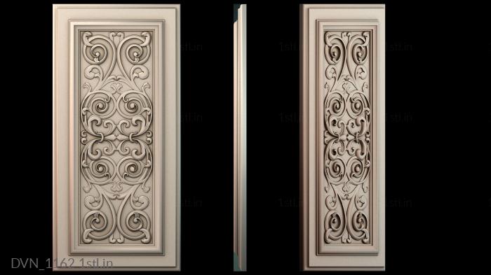 Door covers (DVN_1162) 3D model for CNC machine