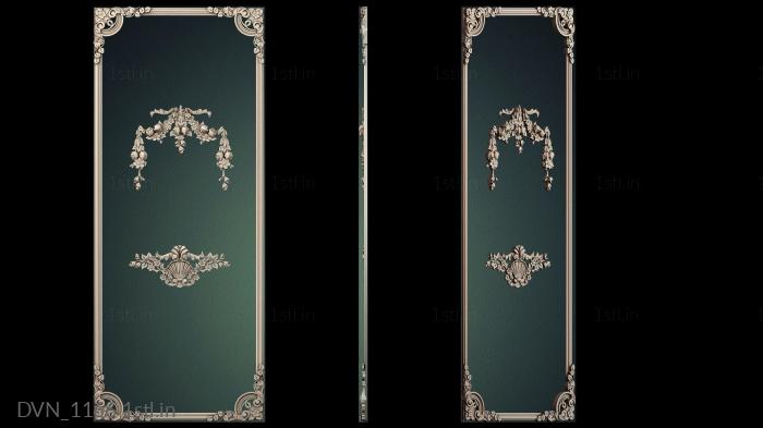 Door covers (DVN_1166) 3D model for CNC machine