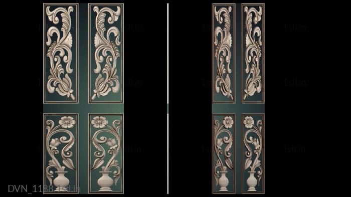 Door covers (DVN_1188) 3D model for CNC machine