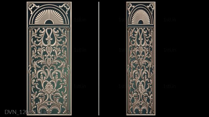 Door covers (DVN_1209) 3D model for CNC machine