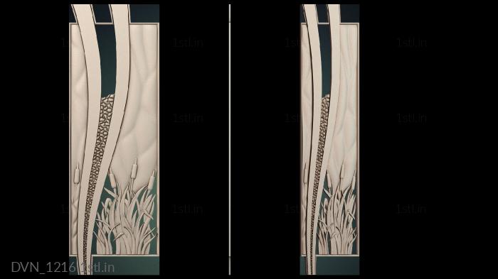 Door covers (DVN_1216) 3D model for CNC machine