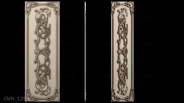 Door covers (DVN_1283) 3D model for CNC machine