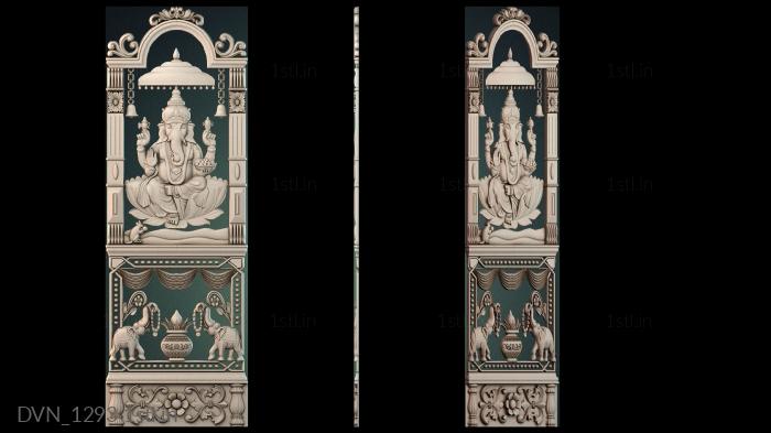 Door covers (DVN_1293) 3D model for CNC machine