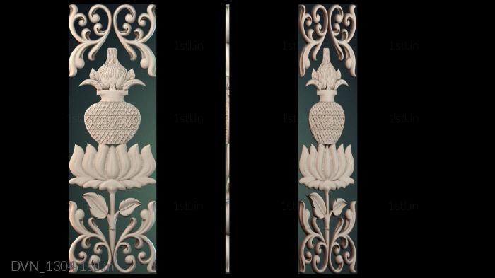 Door covers (DVN_1304) 3D model for CNC machine