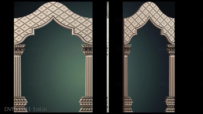 Door covers (DVN_1341) 3D model for CNC machine