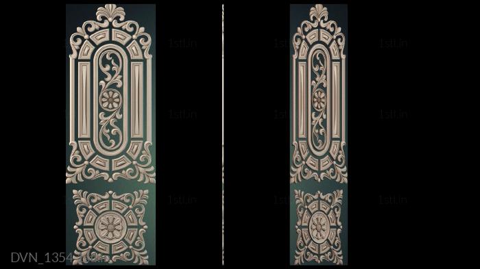 Door covers (DVN_1354) 3D model for CNC machine