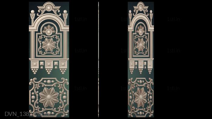 Door covers (DVN_1383) 3D model for CNC machine