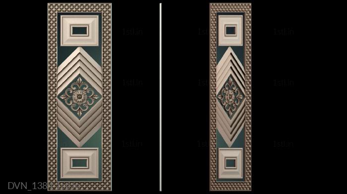 Door covers (DVN_1384) 3D model for CNC machine