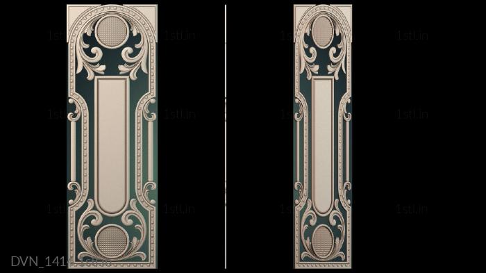 Door covers (DVN_1414) 3D model for CNC machine