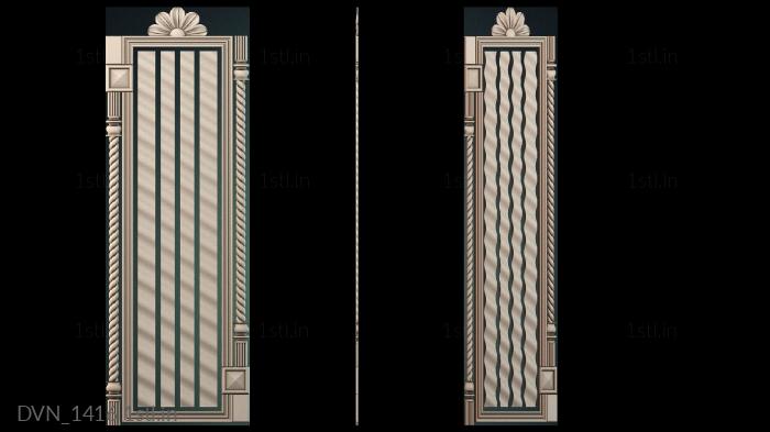 Door covers (DVN_1416) 3D model for CNC machine