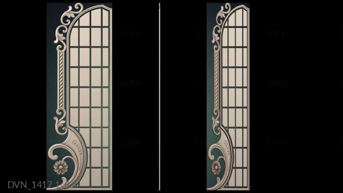 Door covers (DVN_1417) 3D model for CNC machine