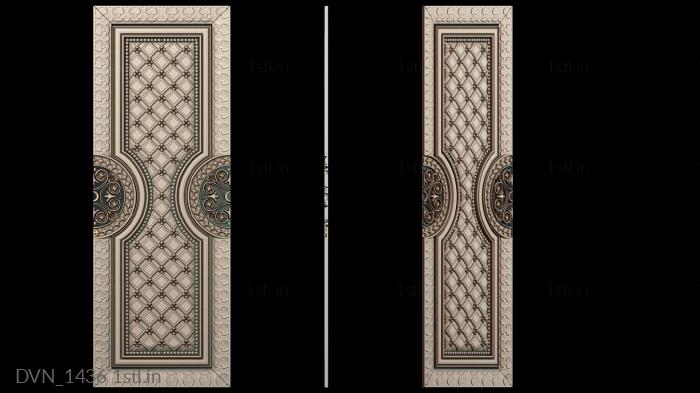 Door covers (DVN_1436) 3D model for CNC machine