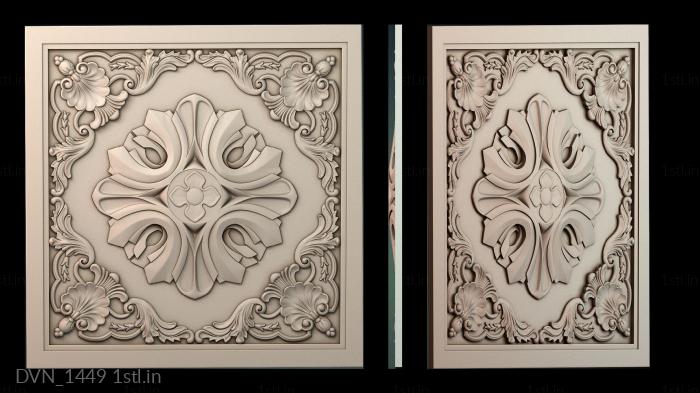 Door covers (DVN_1449) 3D model for CNC machine