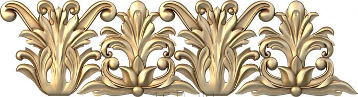 Frieze (FRZ_0016-1) 3D model for CNC machine