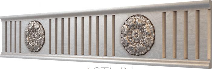 Frieze (FRZ_0058-9) 3D model for CNC machine