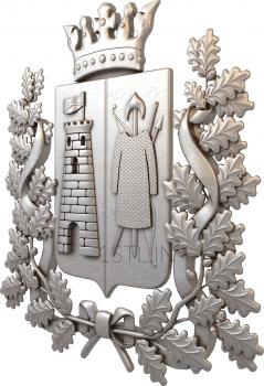 Coat of arms (GR_0021) 3D model for CNC machine