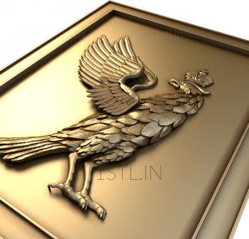 Coat of arms (GR_0026) 3D model for CNC machine