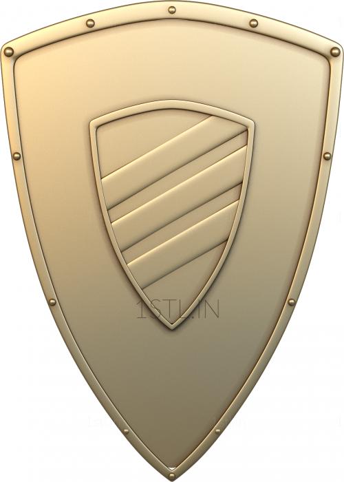 Coat of arms (GR_0078) 3D model for CNC machine