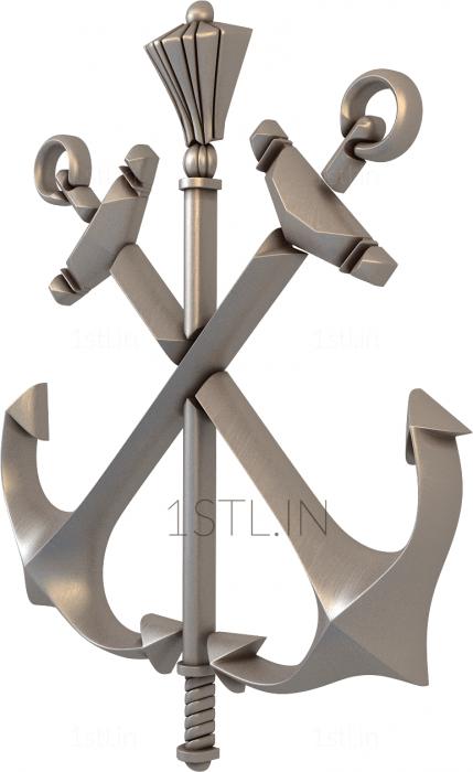 Coat of arms (GR_0088) 3D model for CNC machine