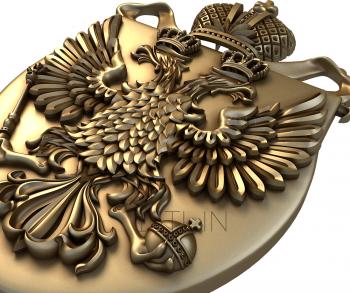 Coat of arms (GR_0104) 3D model for CNC machine