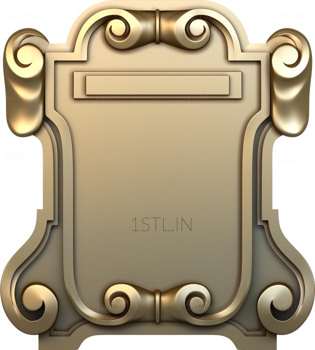 Coat of arms (GR_0116) 3D model for CNC machine