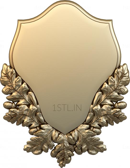 Coat of arms (GR_0119) 3D model for CNC machine