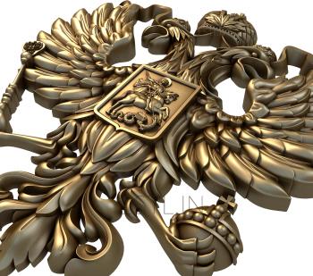 Coat of arms (GR_0138) 3D model for CNC machine