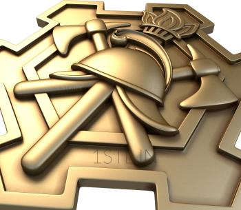 Coat of arms (GR_0162) 3D model for CNC machine