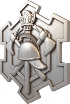 Coat of arms (GR_0162) 3D model for CNC machine