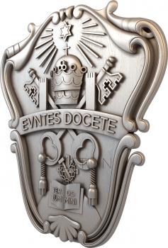 Coat of arms (GR_0171) 3D model for CNC machine