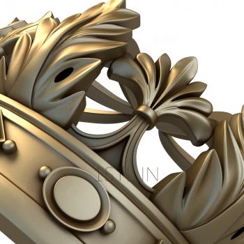 Coat of arms (GR_0208) 3D model for CNC machine