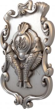 Coat of arms (GR_0226) 3D model for CNC machine