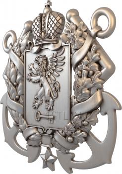 Coat of arms (GR_0266) 3D model for CNC machine