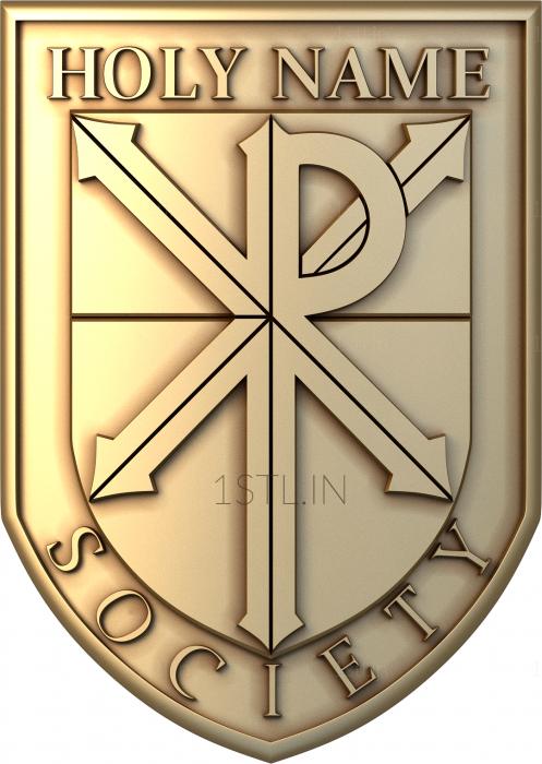 Coat of arms (GR_0307) 3D model for CNC machine