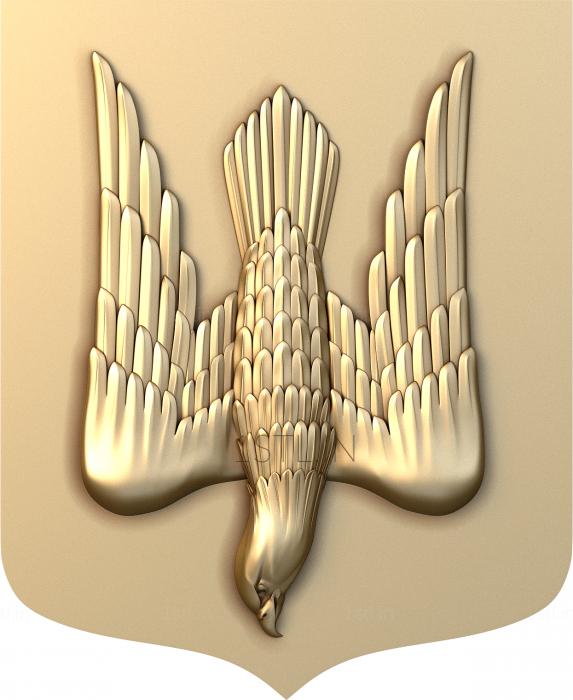 Coat of arms (GR_0358) 3D model for CNC machine