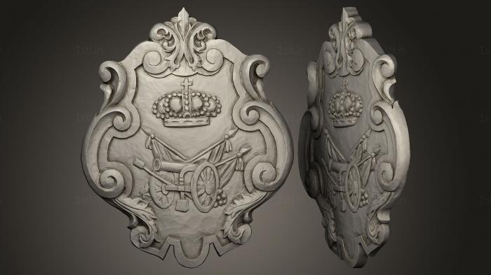 Coat of arms (GR_0369) 3D model for CNC machine