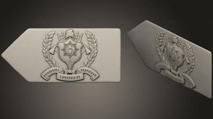 Coat of arms (GR_0399) 3D model for CNC machine