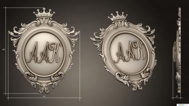 Emblems (GR_0471) 3D model for CNC machine