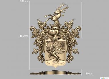 Emblems (GR_0505) 3D model for CNC machine