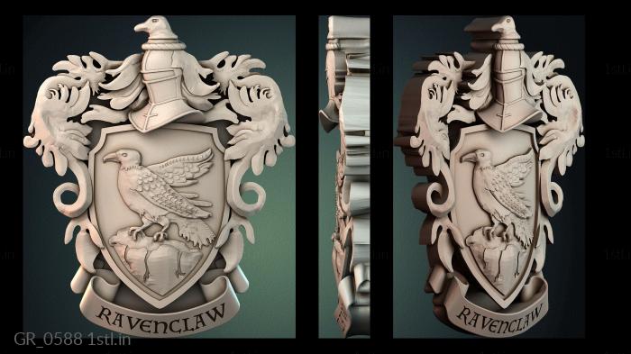 राज्य - चिह्न (GR_0588) सीएनसी मशीन के लिए 3D मॉडल