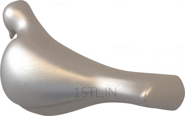 Dove (GL_0011) 3D model for CNC machine