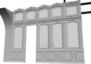 Iconostasis (IKN_0006) 3D model for CNC machine